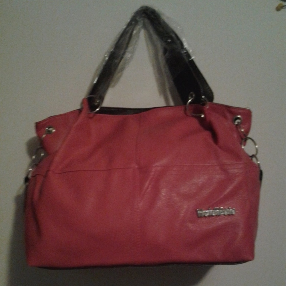 Fashionable Watermelon Red shoulder bag. NEW!